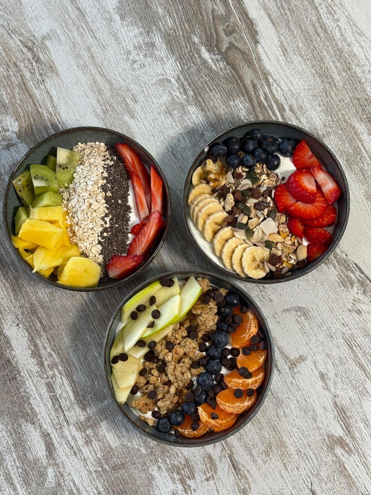 Bol de yogur natural